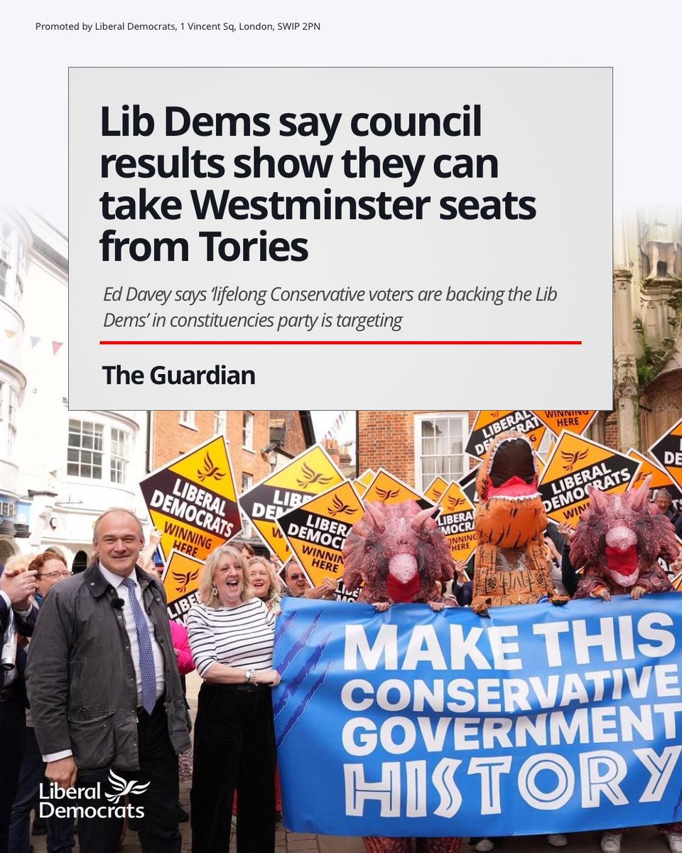 These results were clear: across the country lifelong Conservatives are turning to the Liberal Democrats because we don't take them for granted, we speak to their concerns and we offer a Fair Deal for them and their communities.