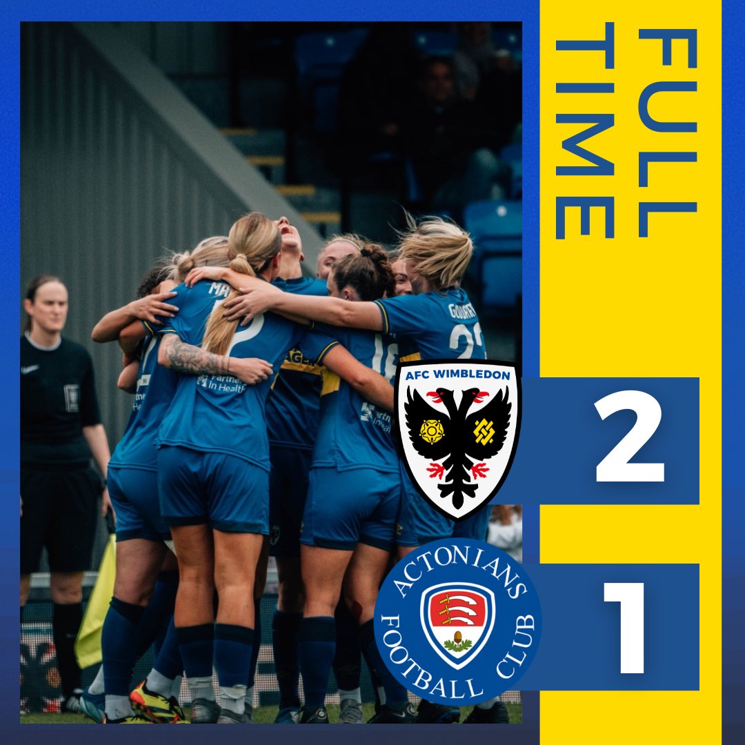 FULL TIME🕰️ The Dons round off their fantastic season with a win! 🏆 #AFCW #AFCWWomen #FAWNL #COYD