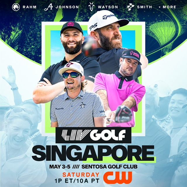 #LIVGolf Championship Sunday in Singapore TODAY at 12P on CW39 Houston!