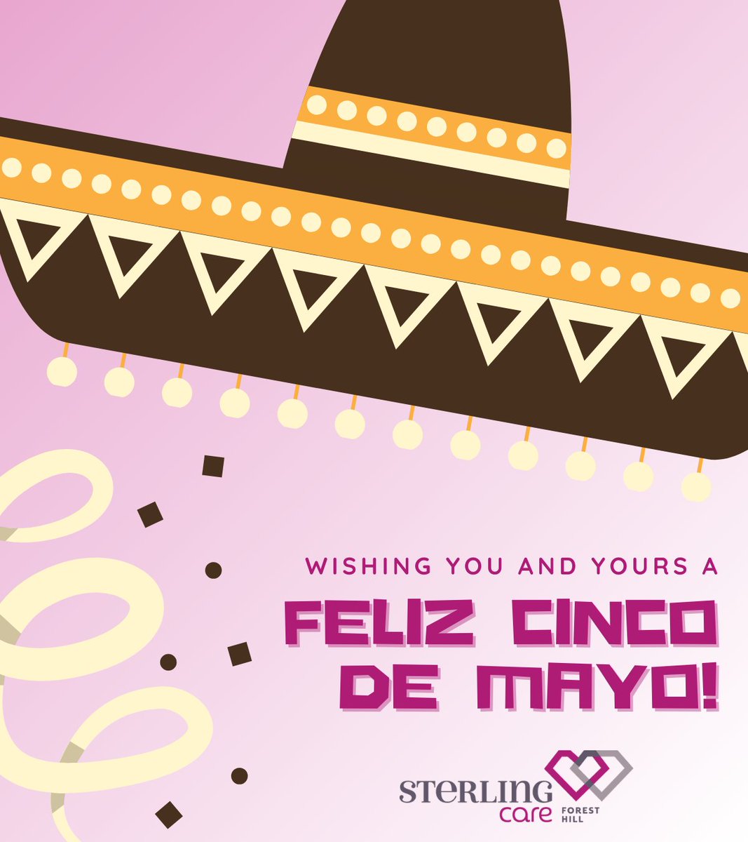 Feliz Cinco de Mayo! 🎉 Today is all about celebrating Mexican culture, heritage, and the spirit of unity. ¡Viva la fiesta! 💃🌮 #CincoDeMayo #MexicanHeritage #FiestaTime #SterlingCare