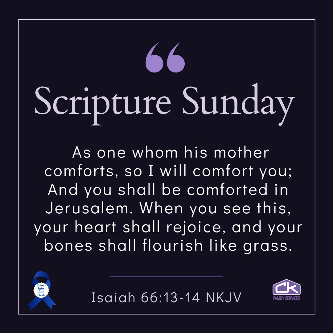 💖 Find rest in the nurturing love of our Heavenly Father today as we reflect on Isaiah 66:13-14. 
#ScriptureSunday #ComfortingLove #steadfast #Isaiah 66