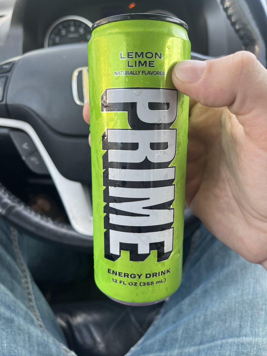 This Lemon Lime Prime Energy Drink is pretty good and doesn’t have a shitload of sodium. The lemon lime flavor is pretty mellow. Could be a little more tart (is “tarter” a real word?), but it’s not a big issue. Sucralose sweetened so low calorie but not weird tasting. 7.8/10