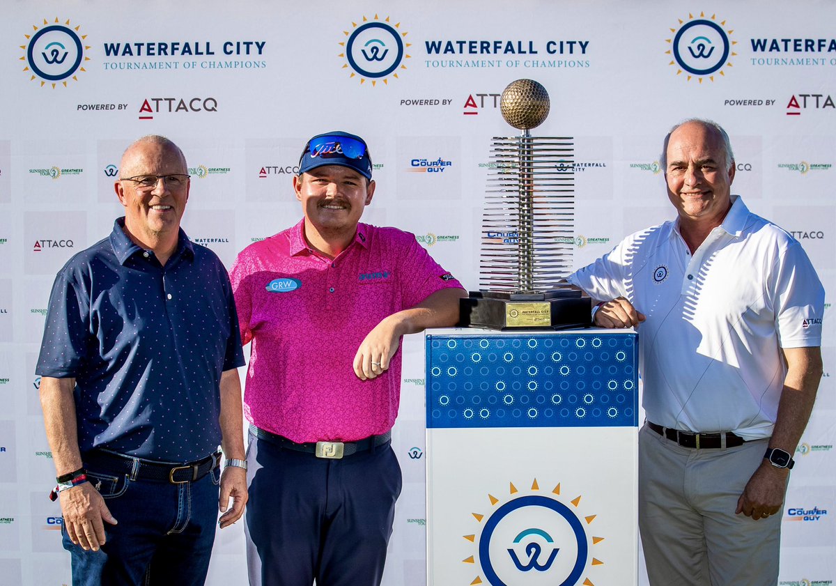 Congratulations to Louis Albertse for winning the season opening Waterfall City Tournament of Champions powered by Attacq. 

What a week, what a concept and what great partners - couldn’t be more thankful to everyone involved!

#TournamentOfChampions #WaterfallCity #AttacqLtd