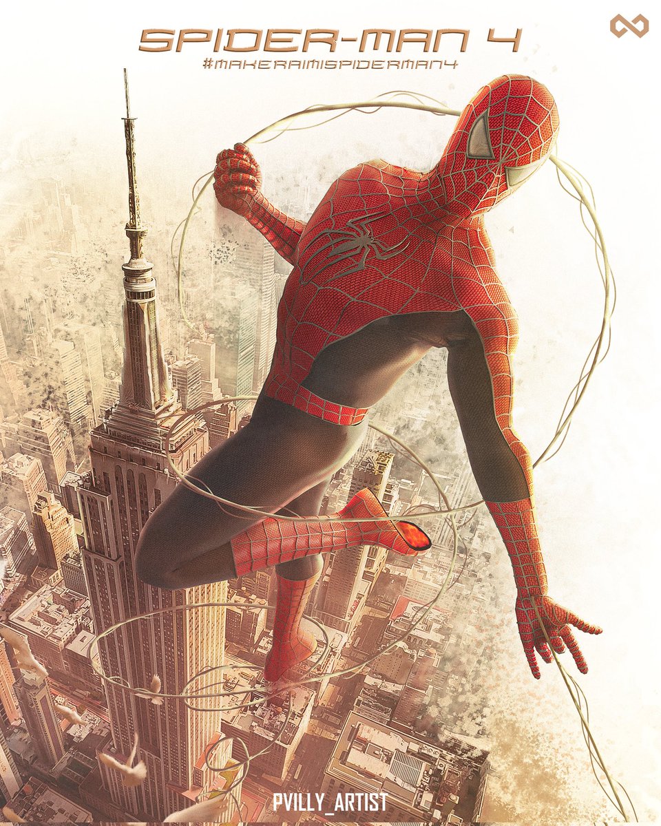 #MakeRaimiSpiderMan4 Sam Raimi's Spider-Man 4 starring Tobey Maguire Follow for more artworks: @pvilly_artist #SpiderMan #spiderman4 #raimispiderman4 #samraimi #tobeymaguire #Marvel #SpiderVerse @Raimi_SM4TWT