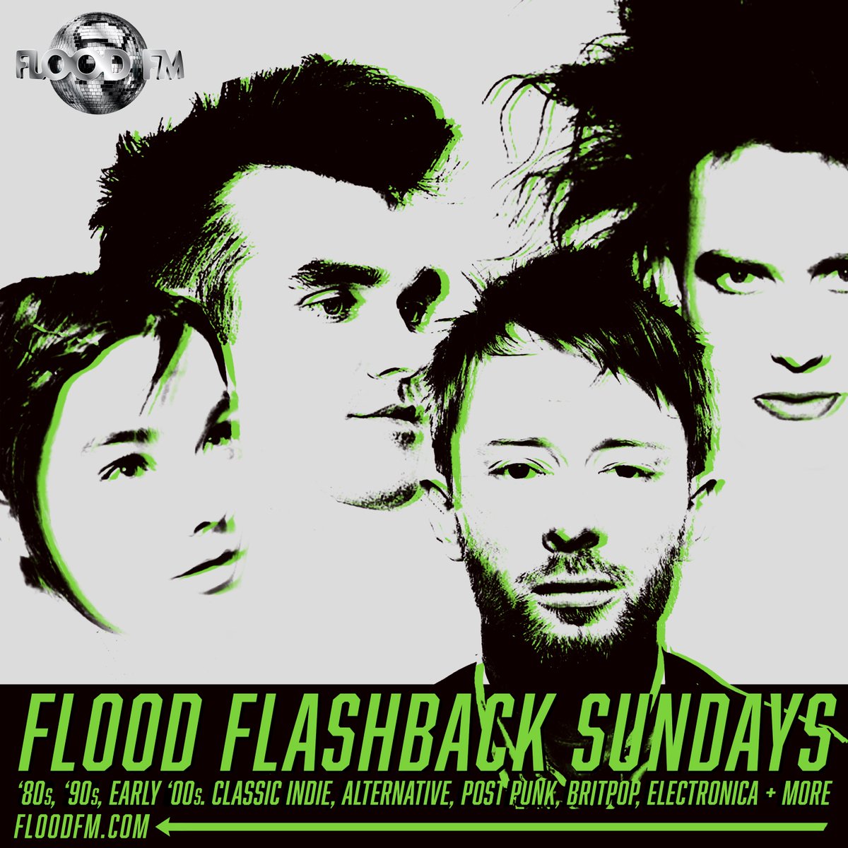 classic indie radio every Sunday on your @FLOODFM 👨‍🎤 🔊 The Smiths 🔊 My Bloody Valentine 🔊 Talking Heads 🔊 The Pixies 🔊 Cocteau Twins 🔊 Pulp 🔊 Kate Bush 🔊 New Order 🔊 Lush 🔊 Psychedelic Furs 🔊 Suede 🔊 Bjork 🔊 Joy Division 🔊 Ramones And much more! @floodmagazine