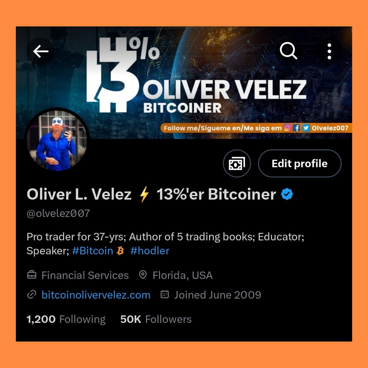 50k followers! 🤯 Even though I will be leaving you at #Bitcoin    $100k to focus on other things, it does not mean I don't appreciate the support. I'm flabbergasted by your generosity. Thank you. 🙏🏽 #stackharder