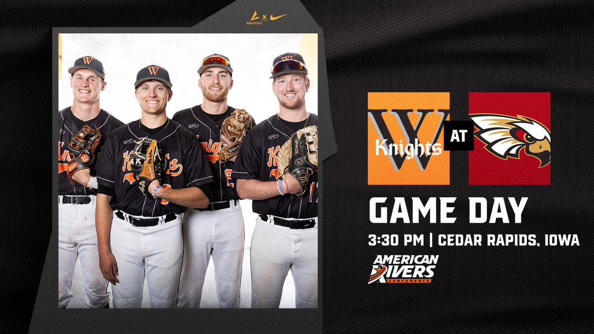 GAME DAY!!🔥⚾️ @WartburgBB will close regular season play on the road this afternoon against Coe College! First pitch is set for 3:30 p.m. 📺bit.ly/49gOwPX 📊bit.ly/3y0zXlU