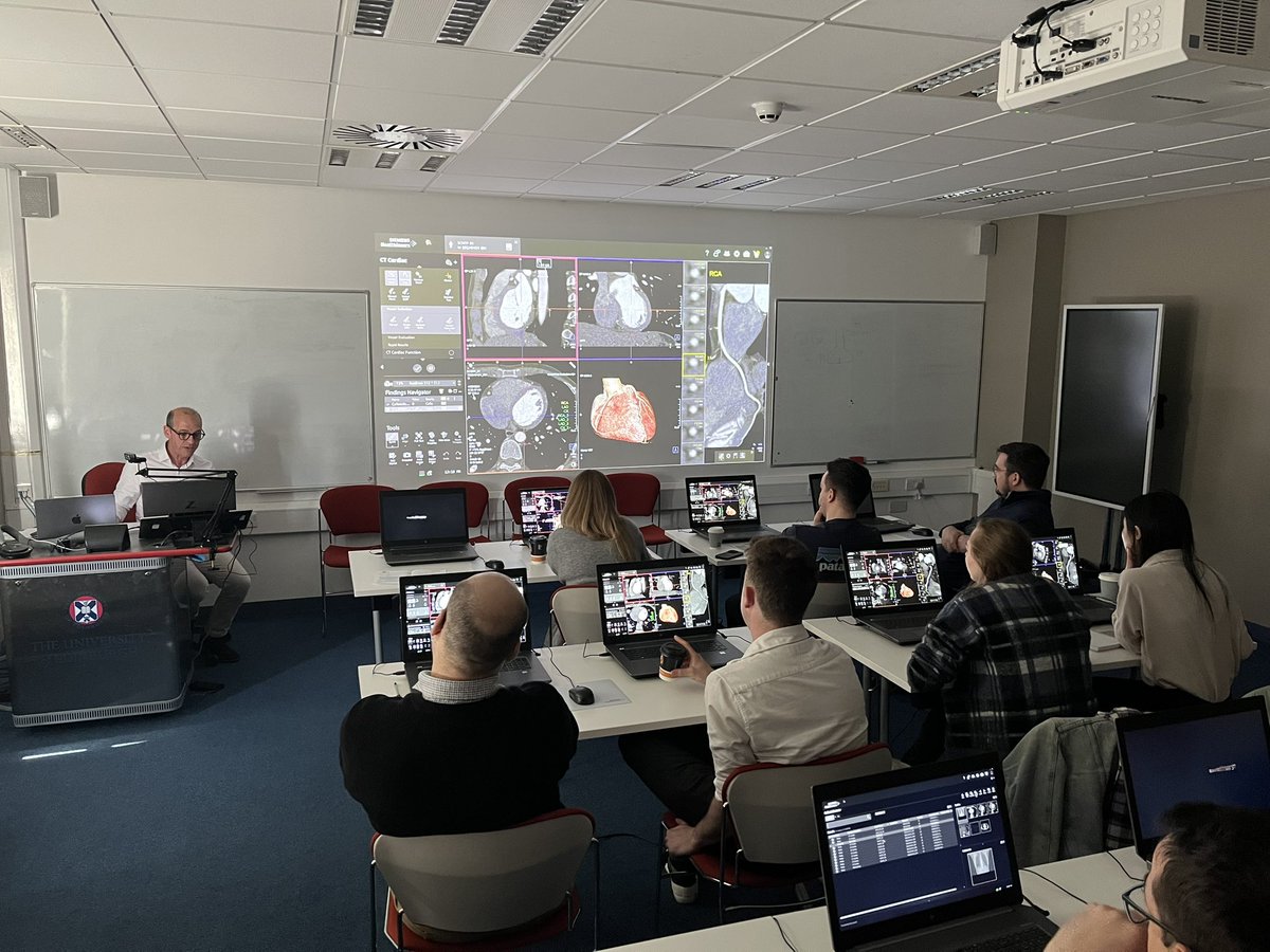 Thanks to everyone for making our first SCNTP multimodality imaging training day a success. Echo, CT and CMR hands on sessions for Scottish cardio trainees, thanks to <a href="/SiemensHealth/">Siemens Healthineers</a> for sponsoring. <a href="/CardiacSoc/">Scottish Cardiac Soc</a> <a href="/VeraLennie/">Vera Lennie</a> <a href="/HenriksenDr/">Peter Henriksen</a> <a href="/kenneth_mangion/">Kenneth Mangion</a>