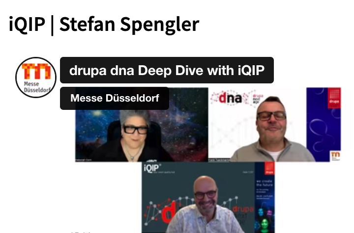 Meet Stefan Spengler, iQIP at #drupaDNA in Hall 7 on May 28-June 7.
Watch the video here: ow.ly/cXl550Rqkez
#drupa2024 #Printerverse #PrintingIndustry