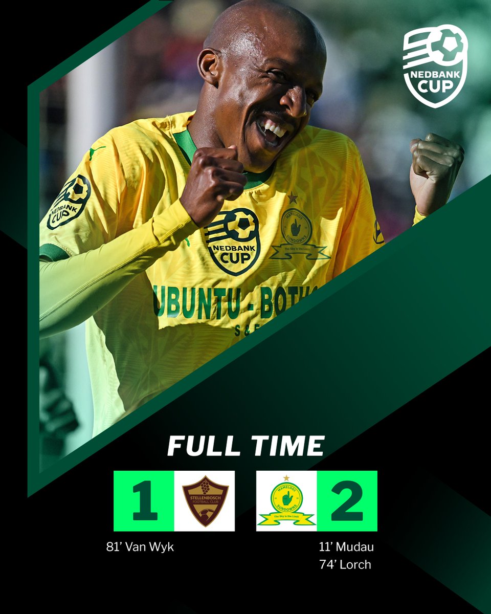 This was a smash-and-grab fluke.

Status quo restored. Sanity has prevailed.

Revenge is so sweet. 😋

#Sundowns 👆#NedbankCup #NedbankCup2024 #STBSUN