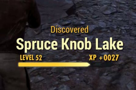 I went to spruce knob lake in Fallout 76 and everyone knew you