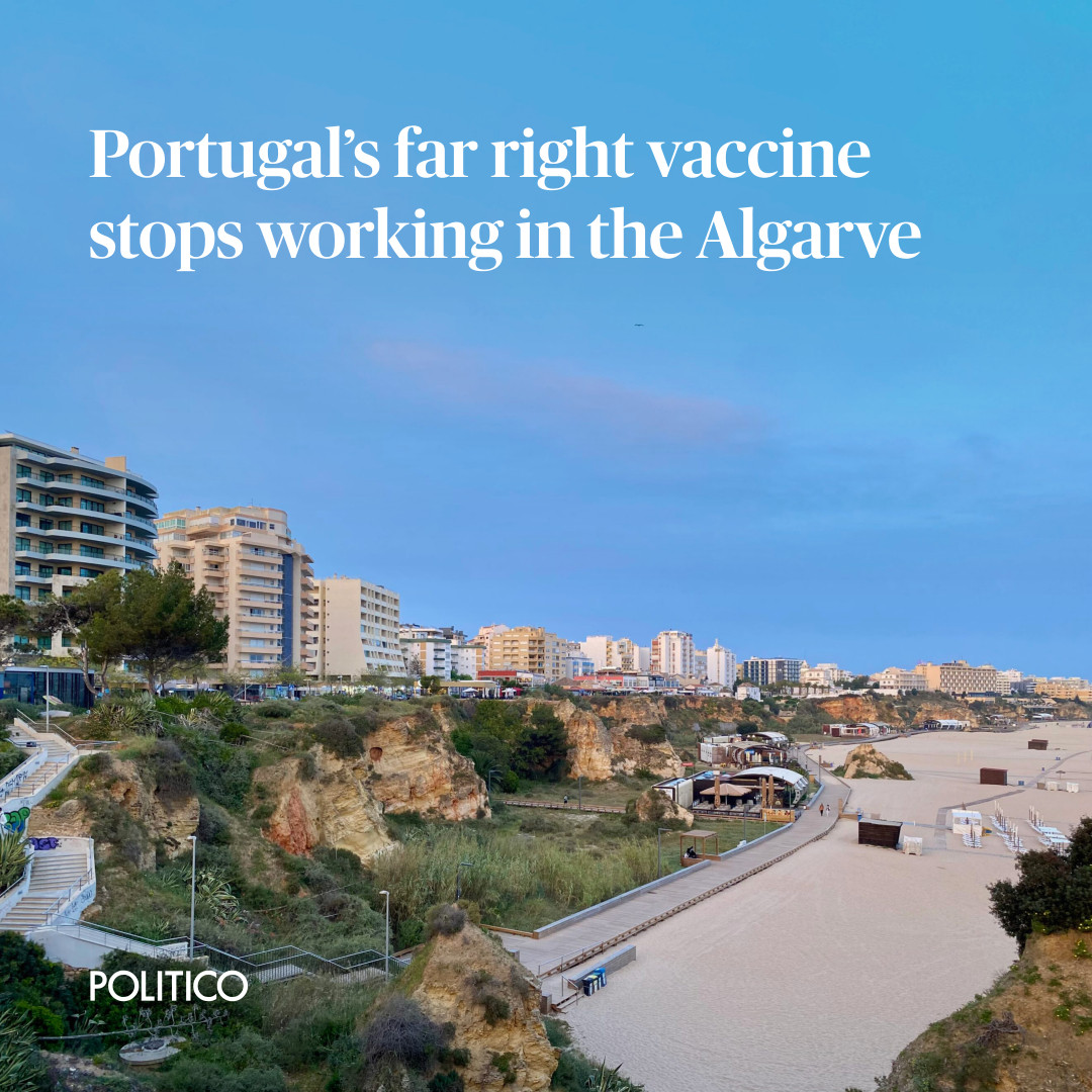 Portimão, a city deep inside the Algarve region, has been loyal to the left since the 1974 revolution that overthrew Portugal’s dictatorship. Now, it's leading the country’s sudden swing to the far right. We went to Portimão to find out why: trib.al/ucYbYnp