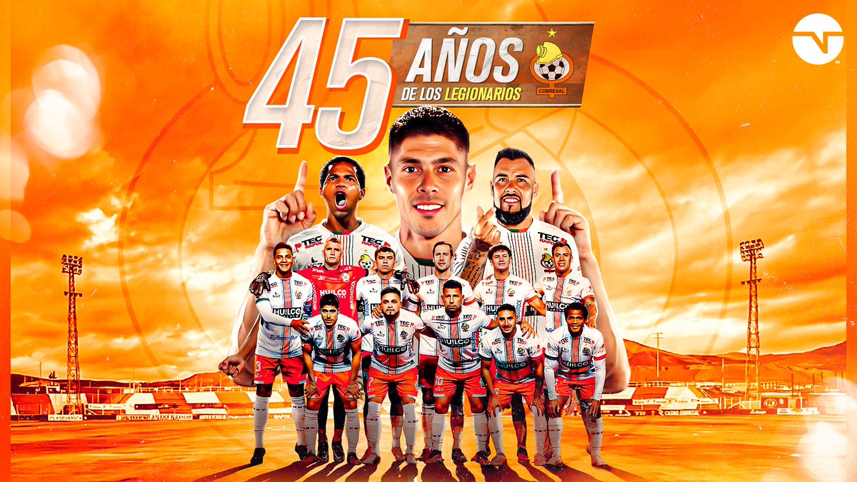 🤩⛏🎂 ¡FELIZ ANIVERSARIO, LEGIONARIOS!

Este 5 de mayo, Cobresal celebra 45 años de vida en un gran momento de su historia al estar jugando por tercera vez en la historia la #CopaLibertadores.

¿Cuál es el mejor recuerdo que tienes del elenco Minero?