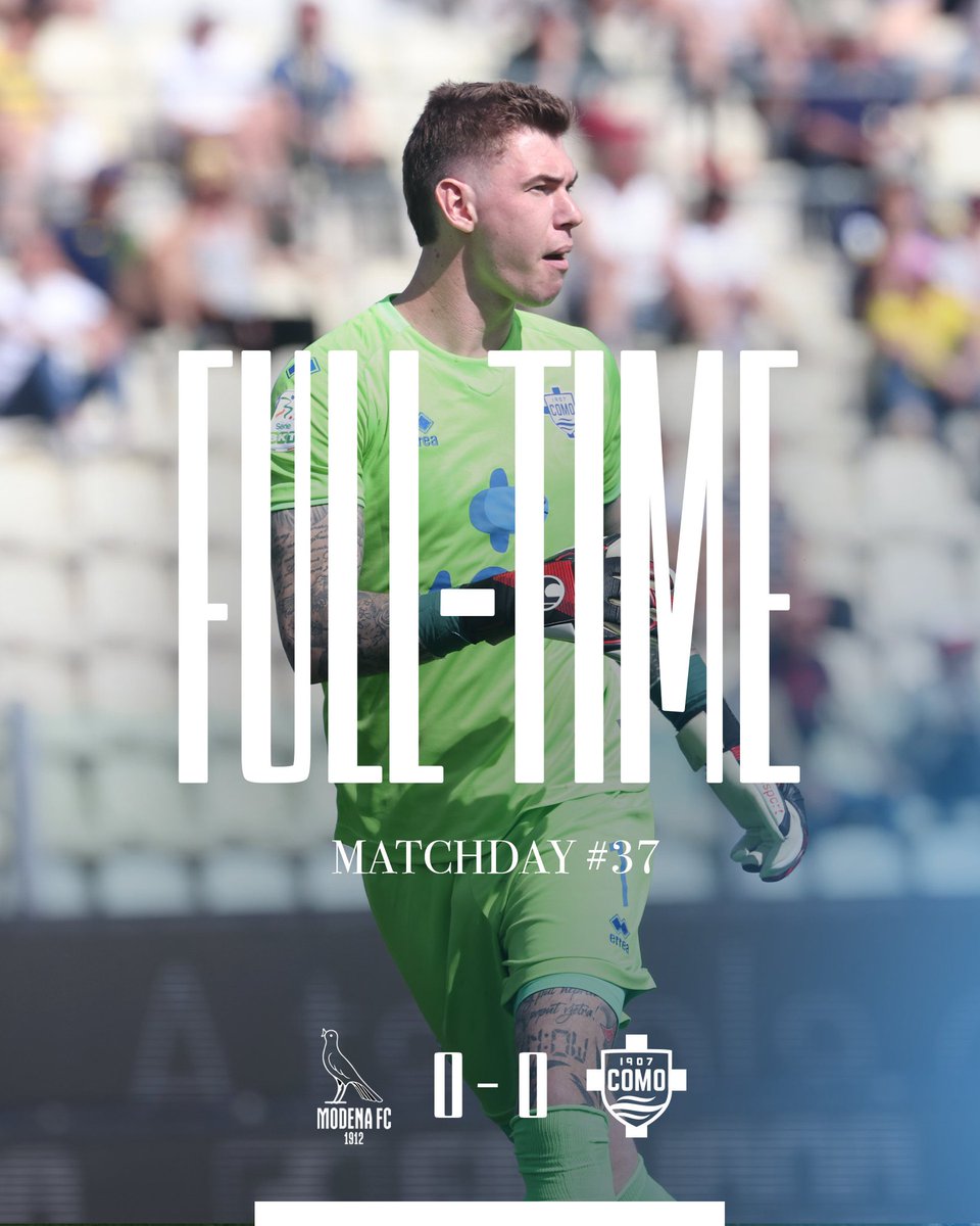 IlCanturino_24's tweet photo. È finita al Braglia
È 0-0 contro il Modena, ma il vero psicodramma è il gol in extremis di Pohjanpalo che tiene ancora aperto la lotta per la promozione diretta
A 90 minuti dalla fine della regular season siamo a +2 sul Venezia. Si decide tutto contro il Cosenza...
#ModenaComo https://t.co/rKlipMsQso