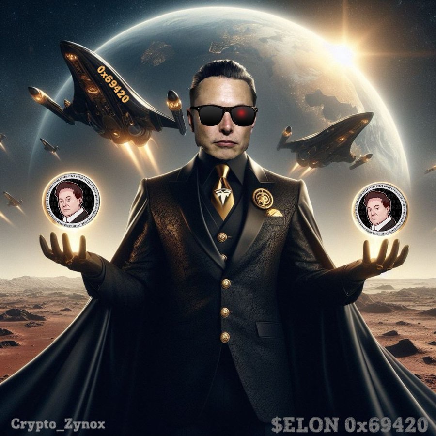 $ELON

In the palm of a visionary named Elon ,
Lies a coin , shining , its name too is Elon .
A token of dreams , of Mars and beyond ,
A piece of digital , yet of bonds so fond .

Elon the coin, with edges worn smooth,
Travels through hands , but its journey's aloof .
From coffee…