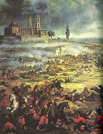 Happy Cinco de Mayo! Today is the day to celebrate the Mexican army’s victory in 1862 over the French empire at the Battle of Puebla. 

Image: The Battle of the Puebla, Mexico (1862). Painting by Francisco P. Miranda

#FordhamLibraries #FordhamUniversity #CincoDeMayo