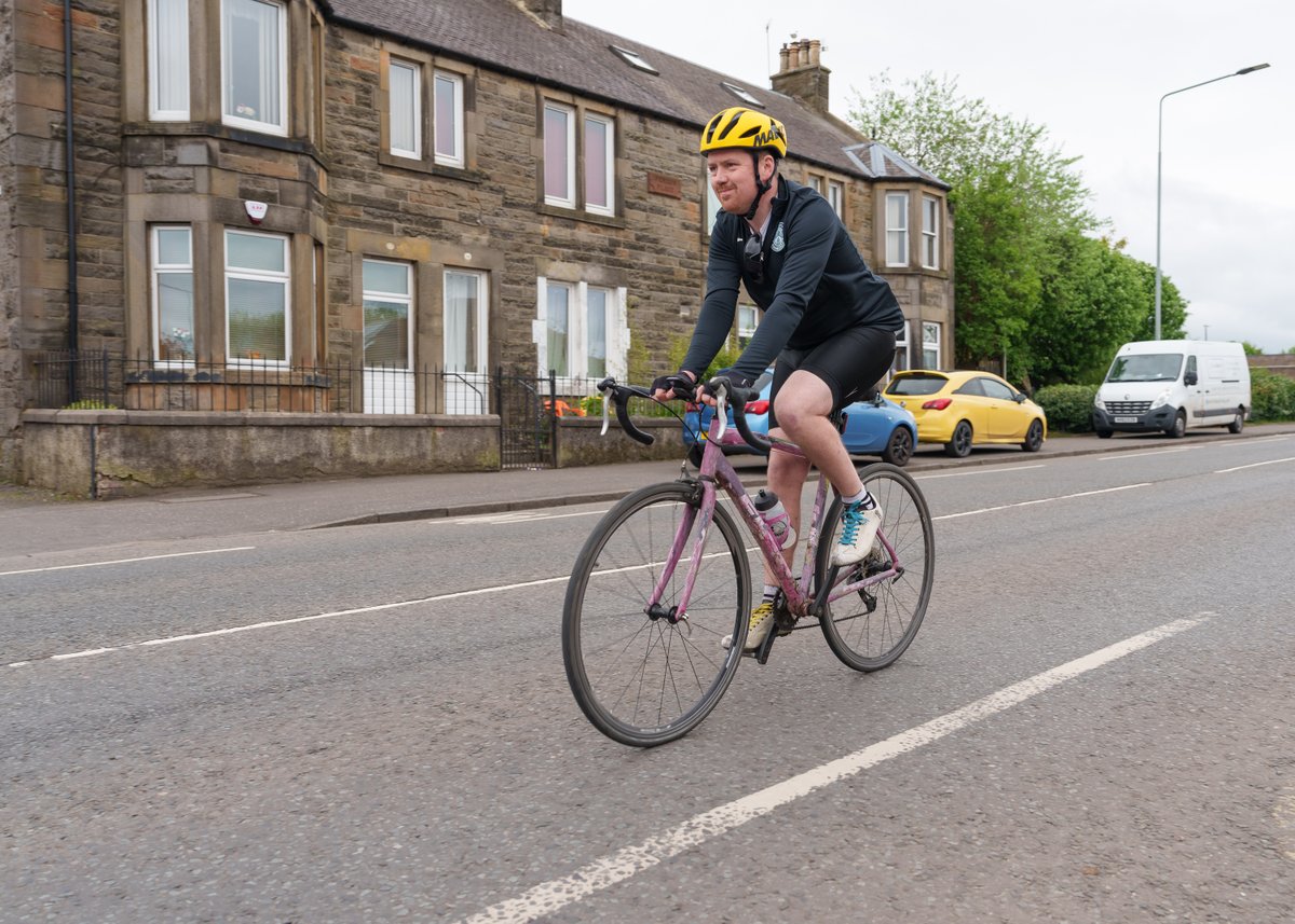 A brilliant day photographing the SDG Cycle event. Lots of Pedal Power Some That bike might need a wee bit of a respray @KieranPowerHibs