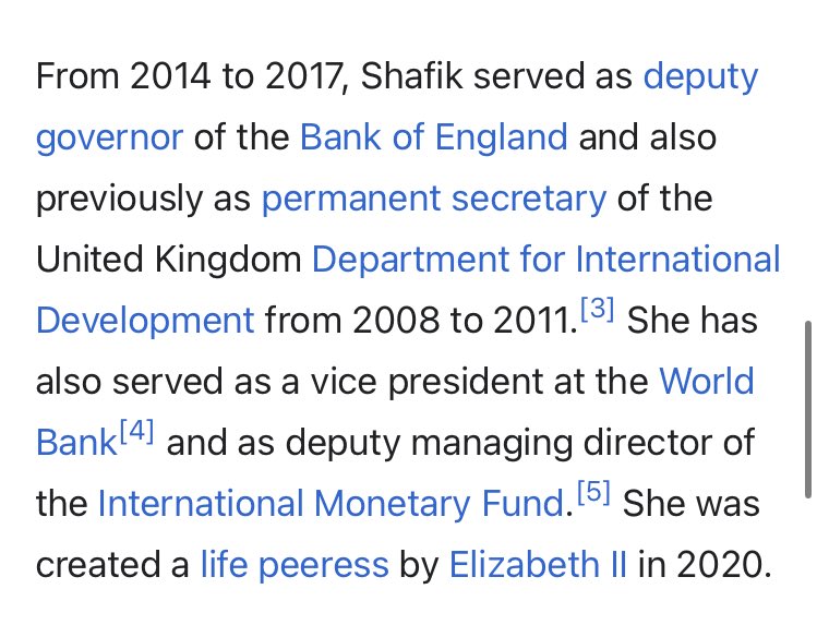 Just to be clear: this is Shafik’s employment history (from Wikipedia). Why she is the head of an academic institution in the first place is beyond me. Resign.