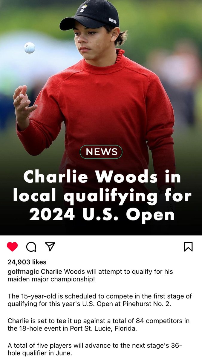 Good luck #CharlieWoods!!