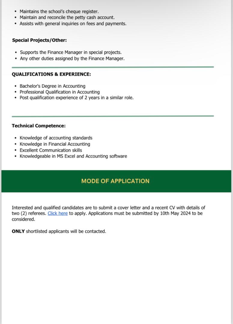 Accounts Receivable Officer   #vacancy