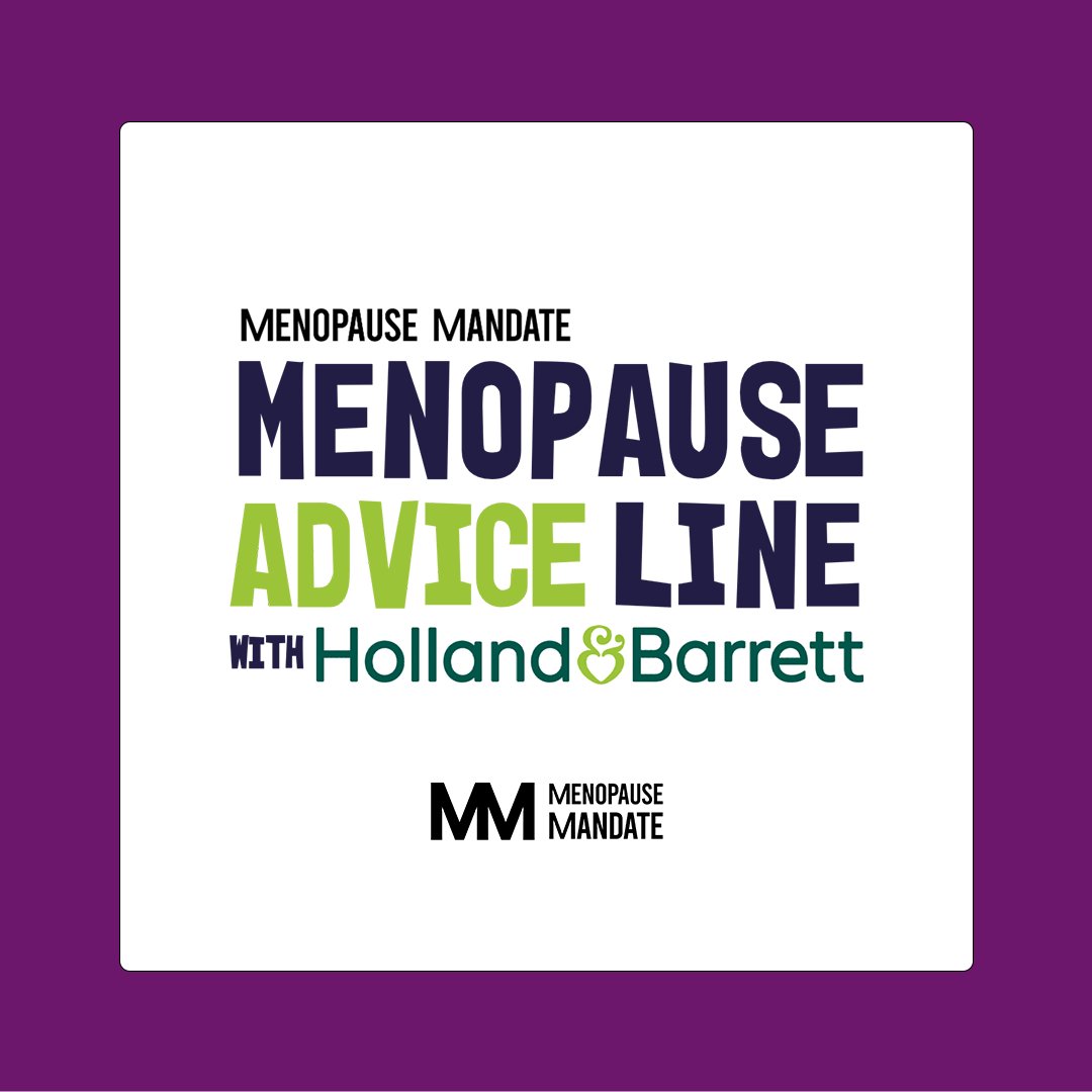 Do you need to speak to someone? We're here... #MenopauseMandate have proudly partnered with @holland_barrett to offer FREE 15-minute one-to-one online video appointments with our Menopause Advice Nurses. Head to the link in BIO to secure your appointment now.