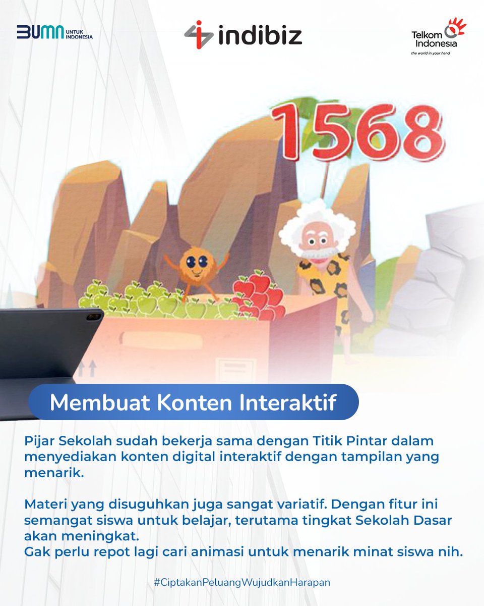 Pusing banget ga di sekolah tiap akhir semester?
Demi menjalankan tugas mulia sebagai seorang guru, emang kadang ada kesulitan tersendiri ya, Semeton 😅

Eh, tapi ada solusinya dong ...
Yuk, cek slidenya 🥳

#Indibiz #IndibizNTB