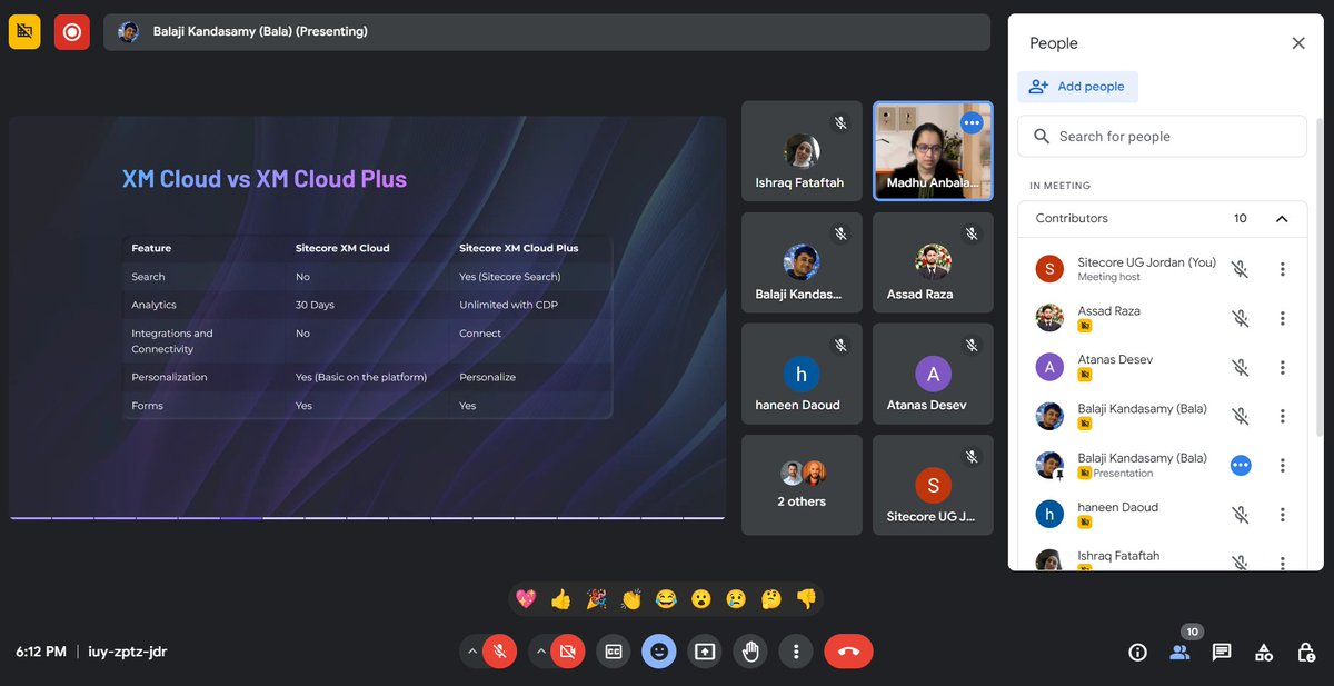 m7mdSyam's tweet image. #XMCloud vs #XMCloudPlus at Sitecore User Group Jordan by @madhumithaa  @balaone_ now, join us!