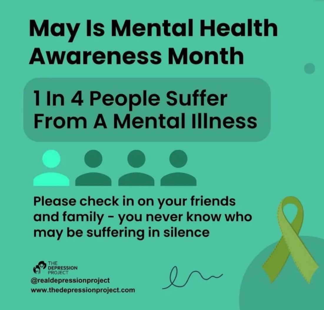 🗣️ PSA - please prioritize some time to check on your strong family members, friends, coworkers, and those you know suffering from mental health challenges. 🙏🏽