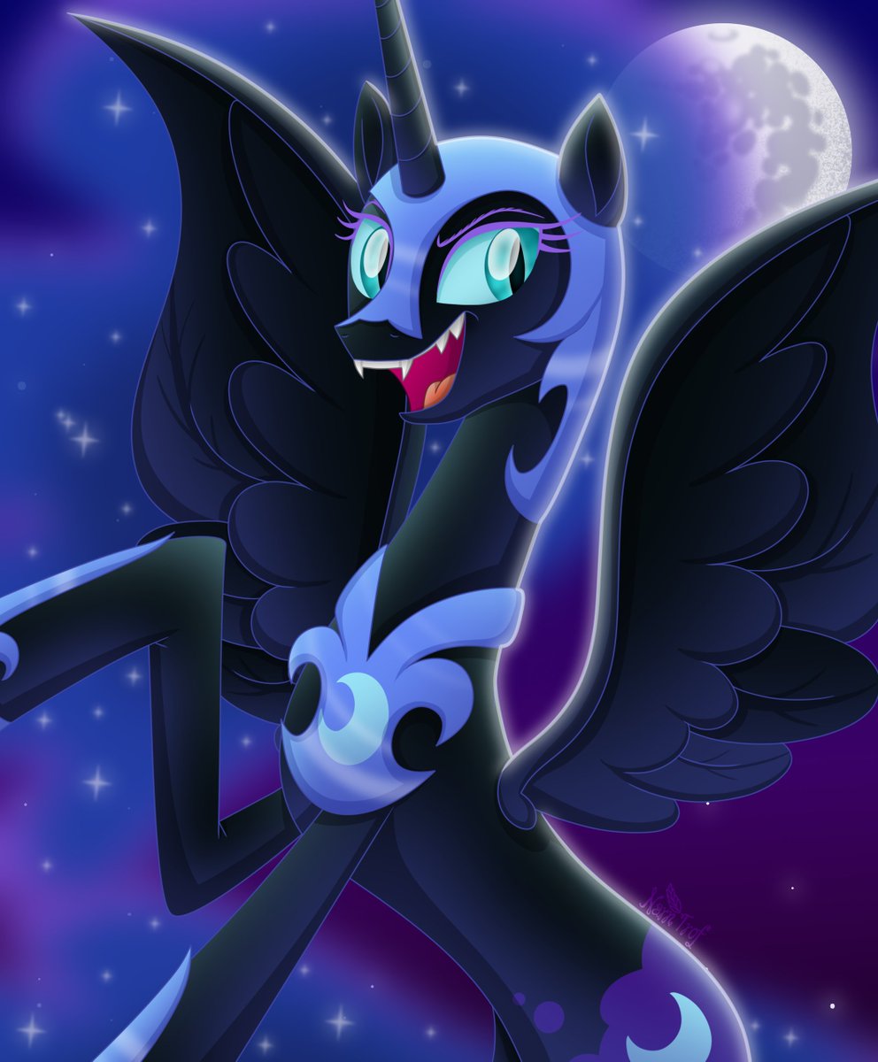 NarnTrof's tweet photo. I remembered My Little Pony and was able to draw Nightmare Moon
#MLP #Nightmaremoon #MyLittlePony https://t.co/r22kSSQBQI