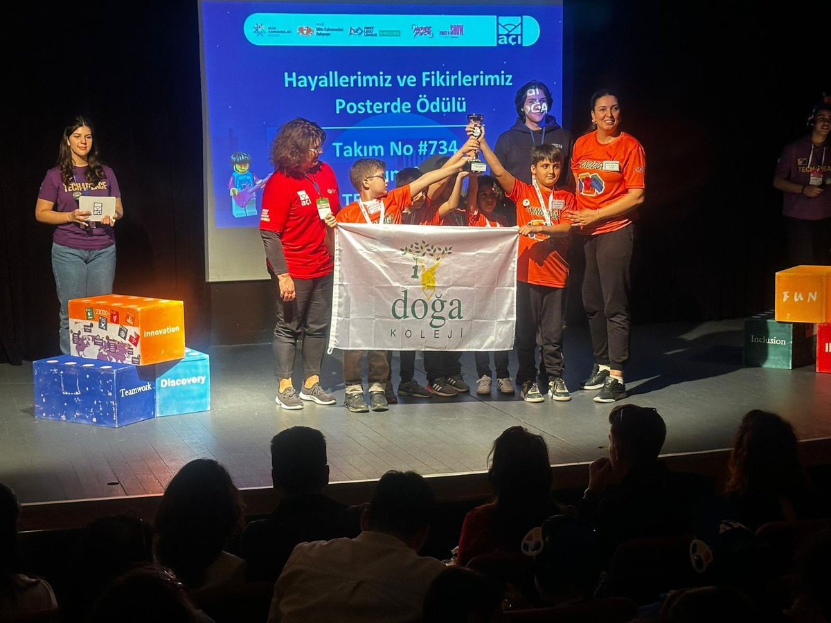 Minik Bilim Kahramanları,  FIRST ®️ LEGO®️ League FIRST®️ IN SHOW℠ sezonunda MASTERPIECE℠ teması ile ödül alarak döndüler.Öğrencilerimizi tebrik eder, başarılarının devamını dileriz.<a href="/DogaOkullari/">Doğa Koleji</a> <a href="/arzuozsu/">Arzu Özsu🇹🇷</a> <a href="/DOGA_BASAKSEHIR/">DOĞA KOLEJİ BAŞAKŞEHİR KAMPÜSÜ</a> <a href="/eminehzt/">Emine</a> <a href="/yasemintncaykli/">Yasemin Tunçayaklı</a> 👏🏆🫶