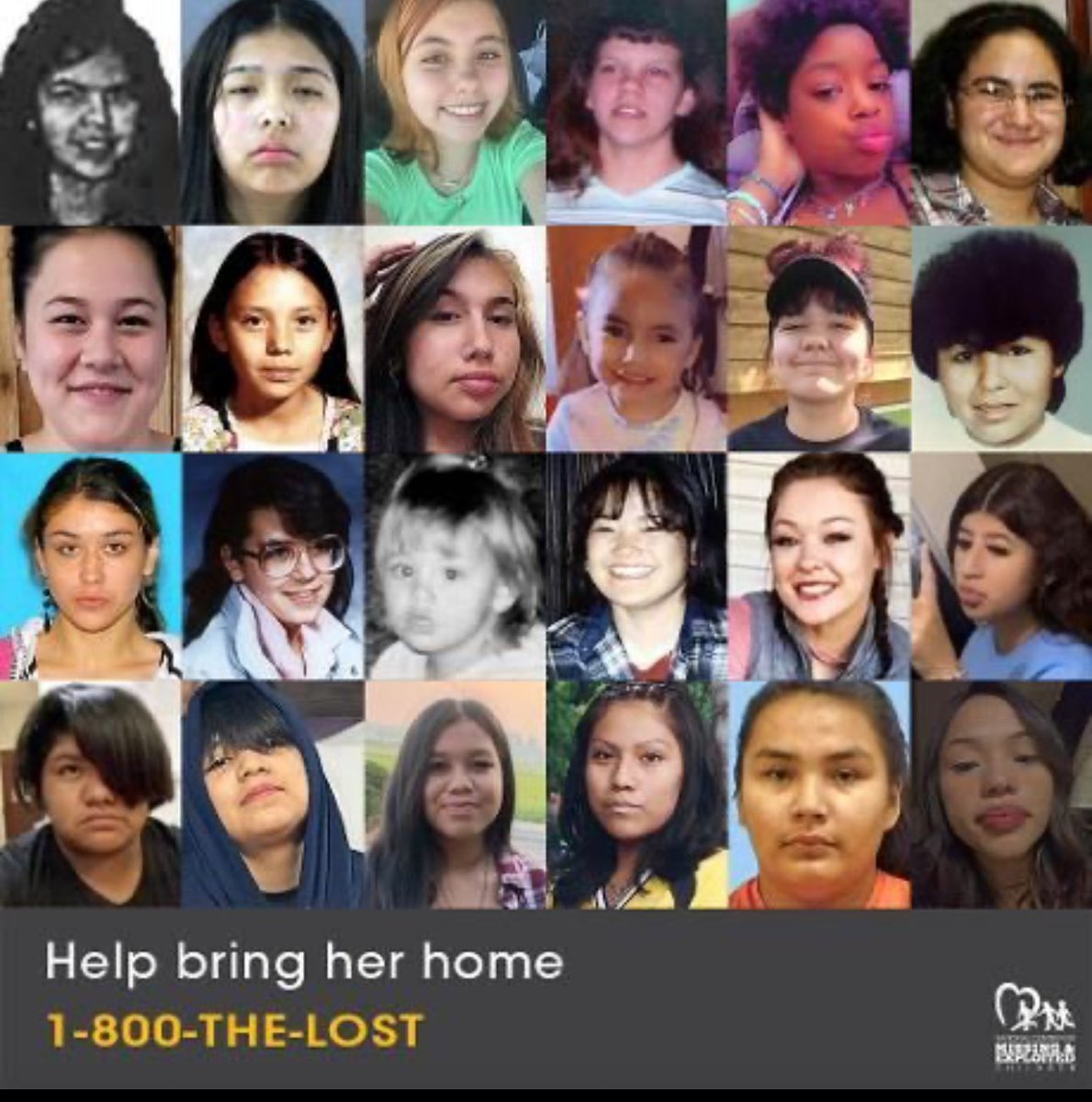 Today is a day of remembrance for Missing and Murdered Indigenous Women and Girls – we hope you will look at the faces of these #missing Indigenous girls to help in our search. You can help bring these children home. #MMIWG lnkd.in/es5uqTyn