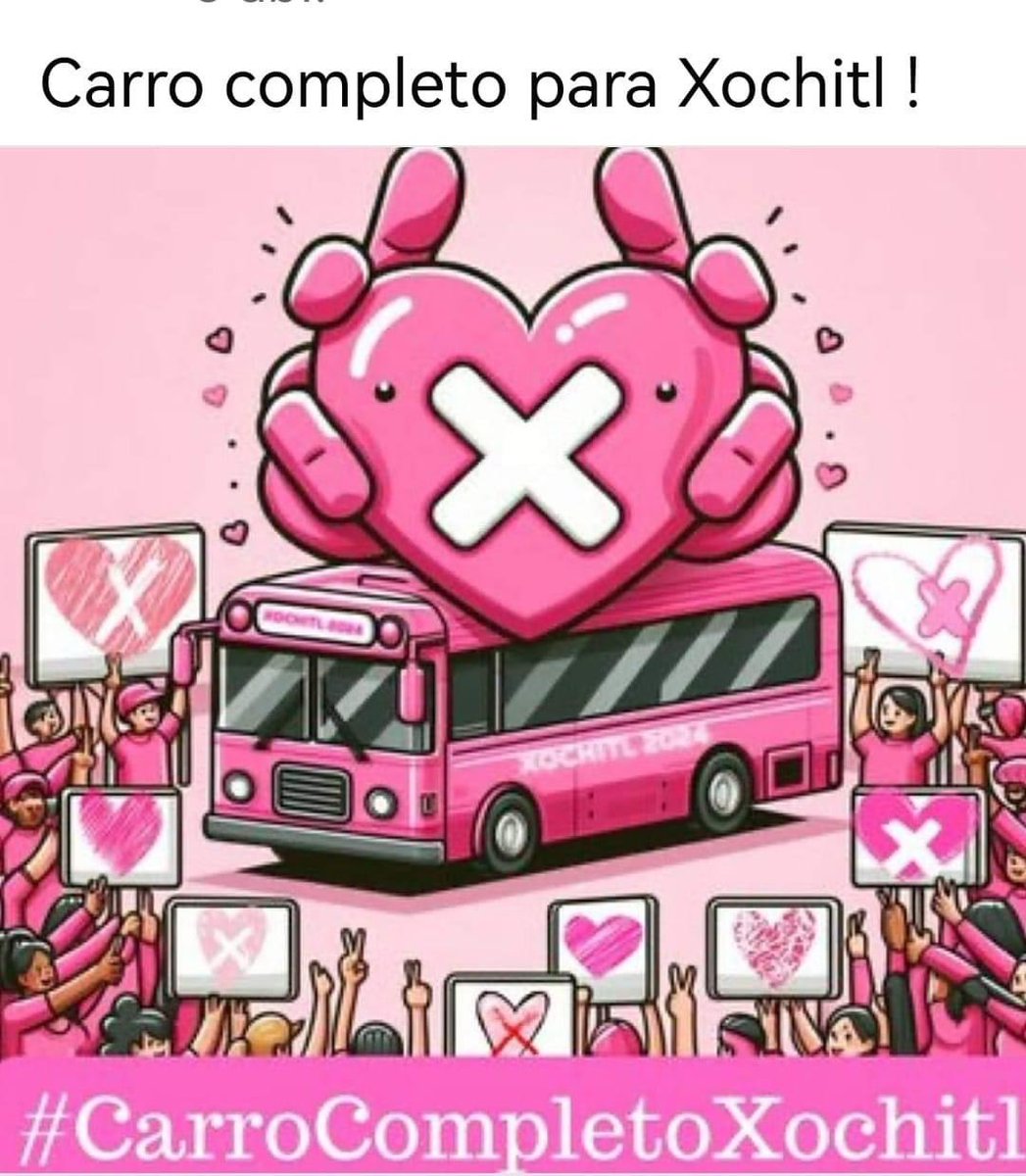 #CarroCompletoXóchitl