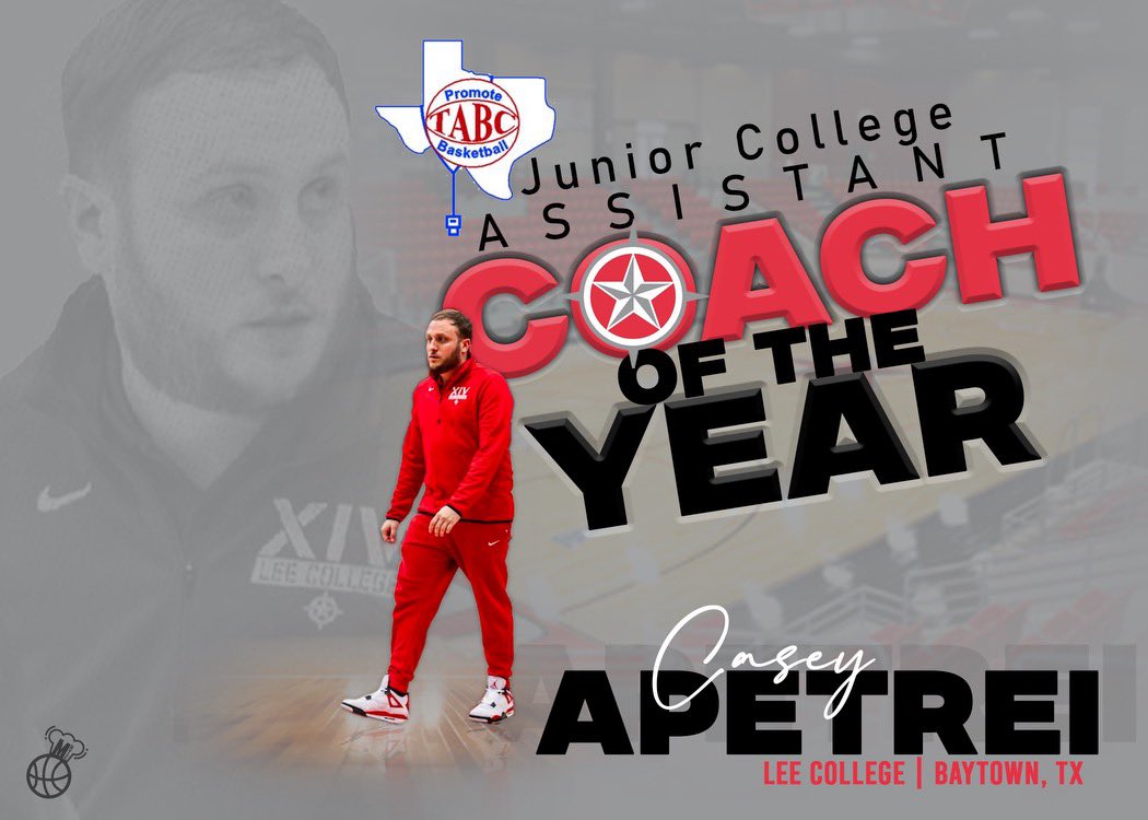 CaseyApetrei's tweet image. Blessed beyond measure to be named the @Tabchoops Junior College @NJCAA Assistant Coach of the Year. I want to thank Coach @coach_NWade for the opportunity to work for him the last two years, for letting me be myself and pushing me to be better in all aspects not just basketball.