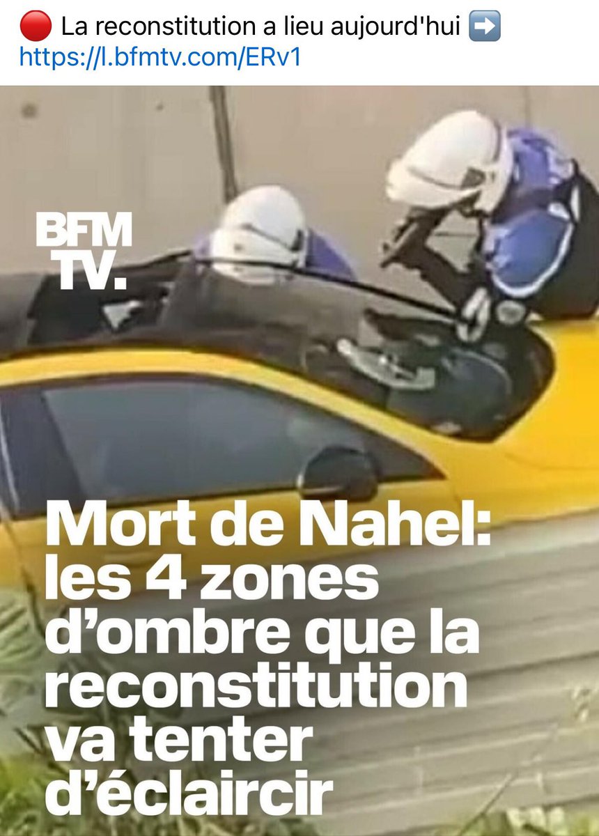 Aucune zone d’ombre :
Un mineur connu des services de police, roulant sans permis avec un bolide en location refusant de s’arrêter, mettant en péril la vie de policiers et de passants………
T’as un contrôle, tu t’arrêtes !!!!!
POINT BARRE 
Nahel #Nahel #SoutienFDO