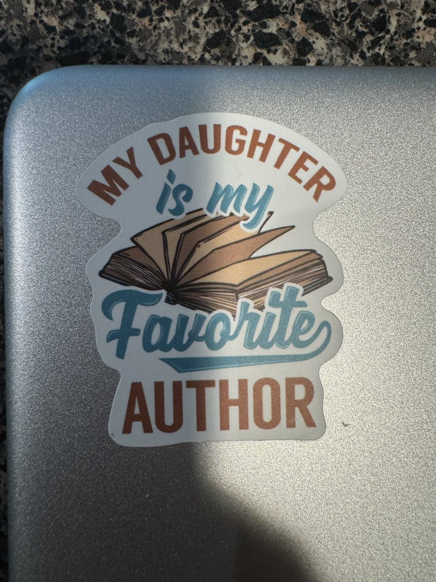 My mom is visiting and I saw she has this sticker on her laptop 🥹
