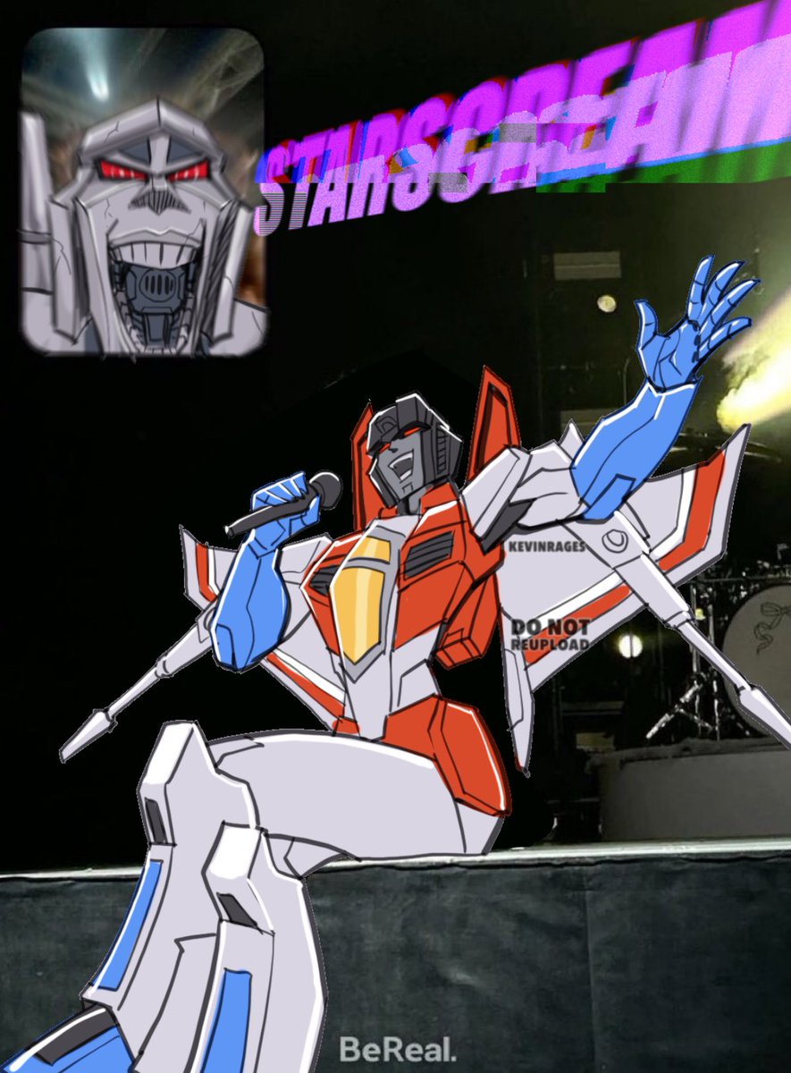 Starscream: “MEGATRON HAS FALLE-