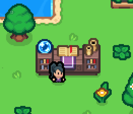 Hey everyone! 😊 
I've just added an enchantment table to Island of Mine that you can use to enchant your tools and weapons. 🧙‍♂️

#pixelart #gamedevs #indiedev #gamedesign #cozygames