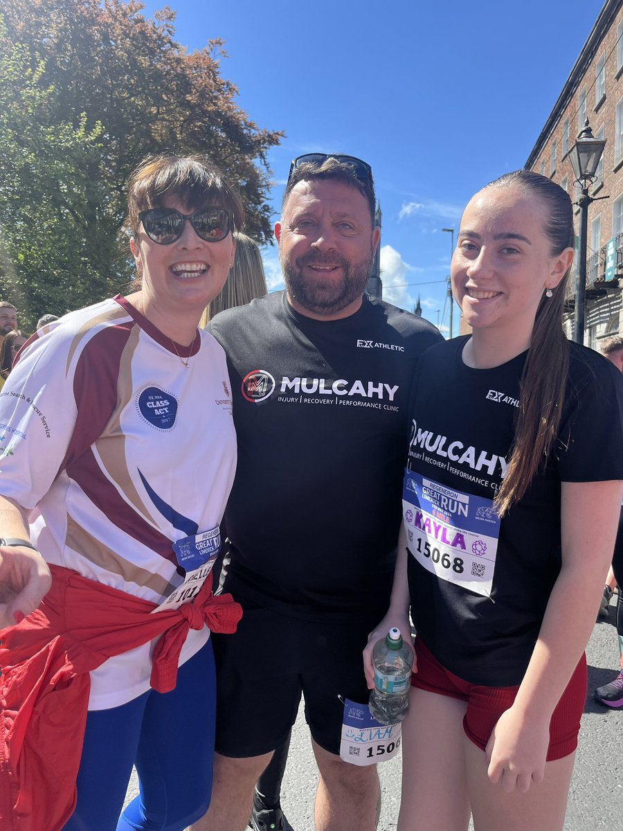 Zero 🏃‍♀️ training, haven’t actually ran in 10 Years - but gave it a good go today for my bestie @jgriffinlim #GreatLimerickRun @RGreatLimRun Won’t be seeing our upstairs for a few days 🔥🥵@LiamMulcahyTSM @GillatTheManor @richanthon @TuscanyBistro1 @ilovelimerick
