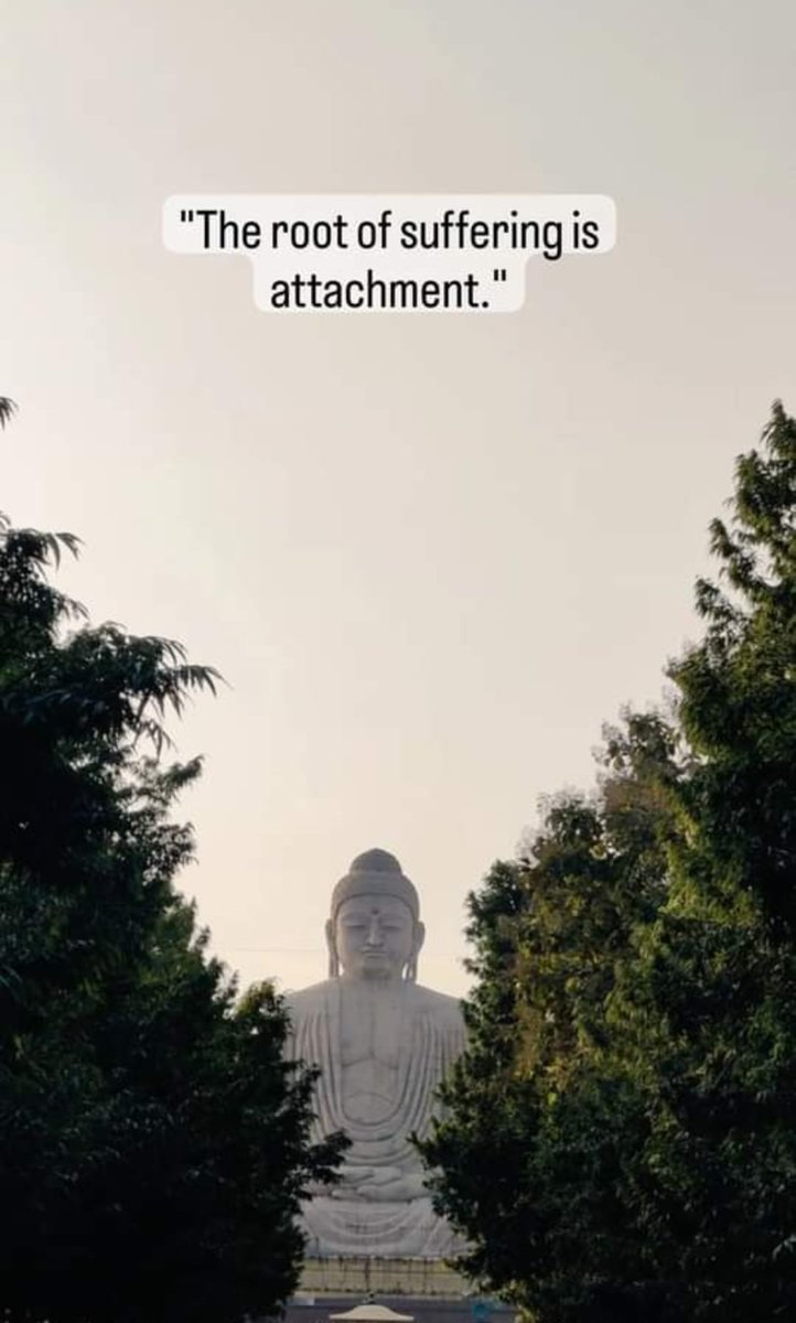 The root of suffering is attachment!
-Gautam Buddha 
#bodhgaya 
#sundaymusing
