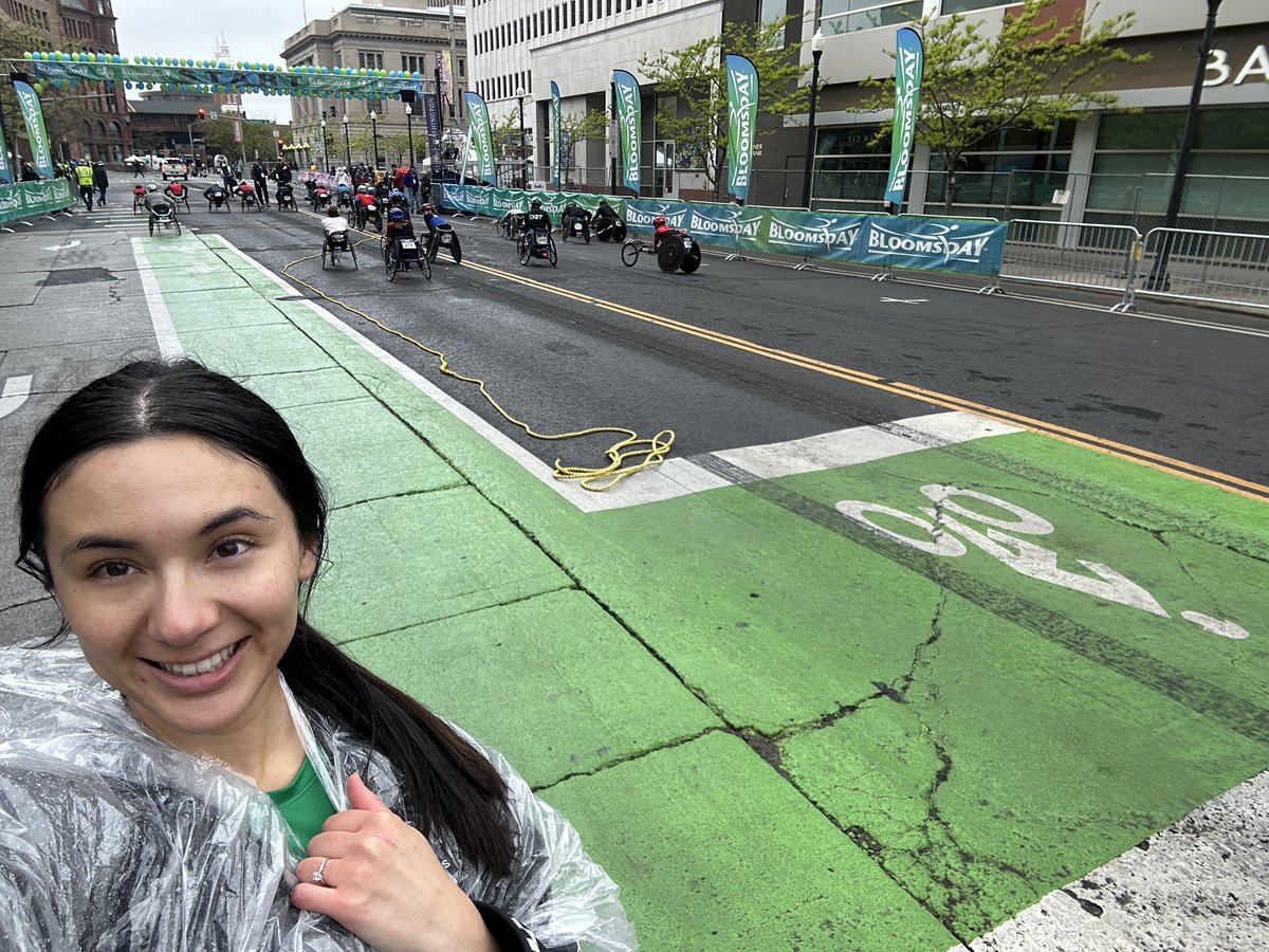 Yes, I have a rain poncho… I came prepared. 😂 So ready for Bloomsday 2024!!