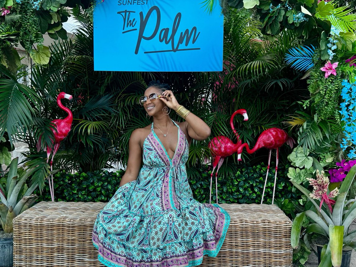 There wasn’t a bad spot to stop, pose, and capture the moment 📸 @PalmBeachesFL floral hanging chair 📸 @SflFord Sandbar stage 📸 Registered Artists interactive mural 📸 @idealnutrition The Palm 📸 anywhere at @sunfest 😎 #SunfestFL #LoveThePalmBeaches #DowntownWPB