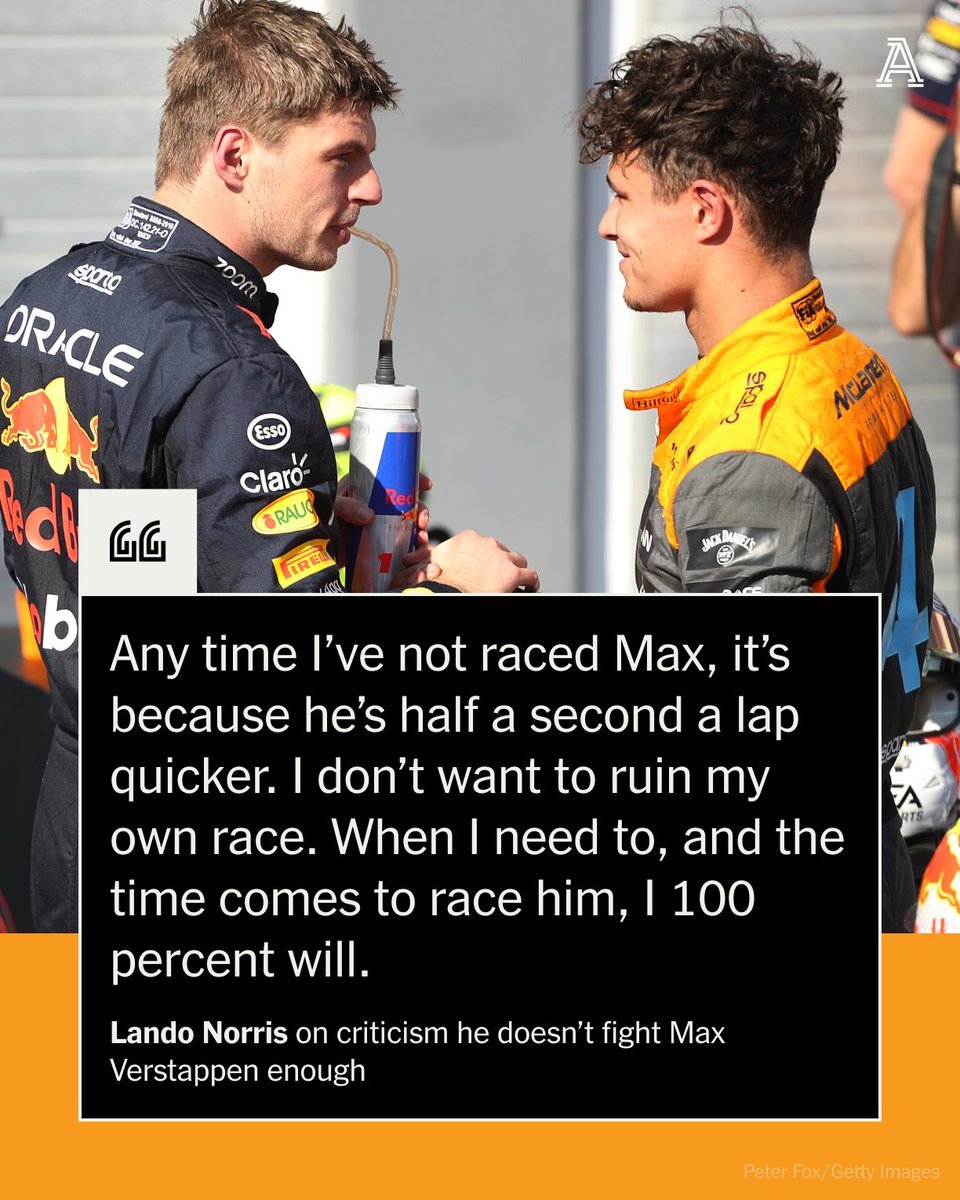 From my interview with Lando ahead of this weekend's Miami GP. Think it might be time for us to see this in action! theathletic.com/5460721/2024/0…