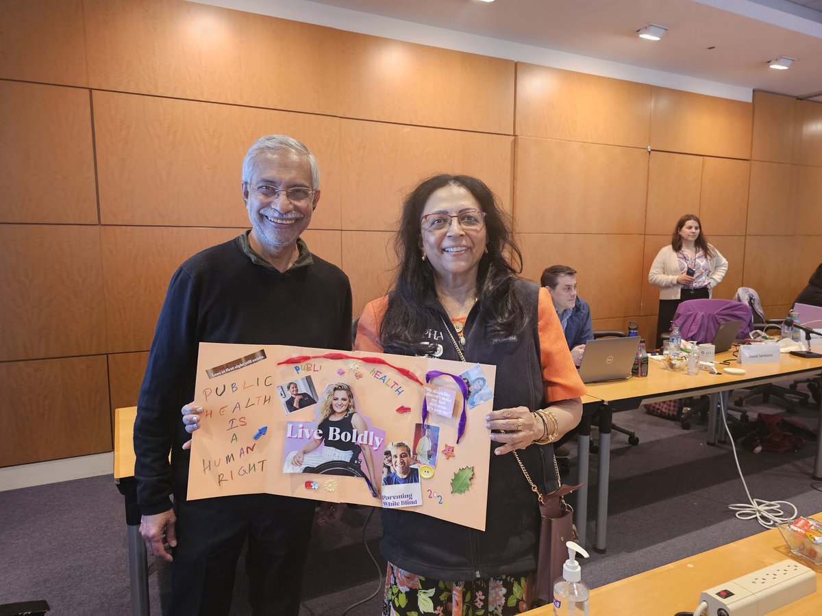 mini murthy MD,MPH (@minimurthy1234) on Twitter photo At the APHA Executive Board Meeting.
We had to create a poster
<a href="/gsankaran645/">GOPAL SANKARAN</a> and I focused on the theme Public Health is a Human Right and Inclusion.
<a href="/PublicHealth/">APHA</a>
<a href="/ih_section/">APHA International Health Section</a> At the APHA Executive Board Meeting.
We had to create a poster
<a href="/gsankaran645/">GOPAL SANKARAN</a> and I focused on the theme Public Health is a Human Right and Inclusion.
<a href="/PublicHealth/">APHA</a>
<a href="/ih_section/">APHA International Health Section</a>