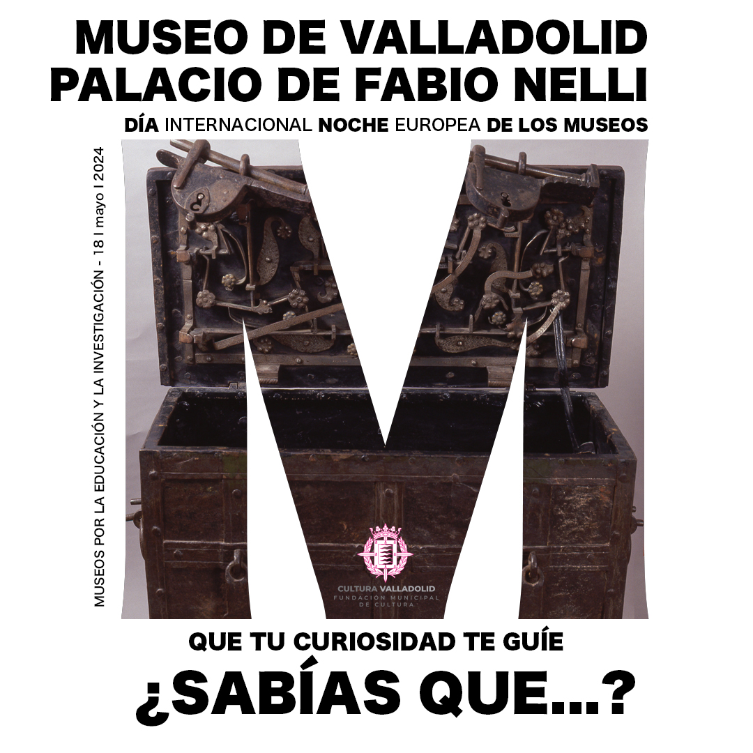 ¿Sabías que en el Museo de Valladolid hay un cofre del tesoro?
Y este es solo uno de los secretos que guarda este palacio vallisoletano. Conócelo en el Día Internacional de los Museos
#DíaInternacionalDeLosMuseos #DIM2024VLL #ICOMEspaña #valladolid #valladolidescultura
#DIM2024