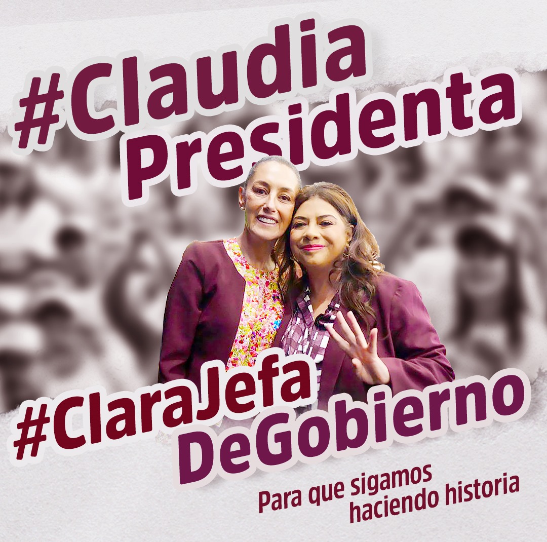 #GanamosConClara 
#ClaraJefaDeGobierno 
#LaJefaEsClara 
#La4Tva
La mejor opción para la CDMX es una mujer es Clara Brugada