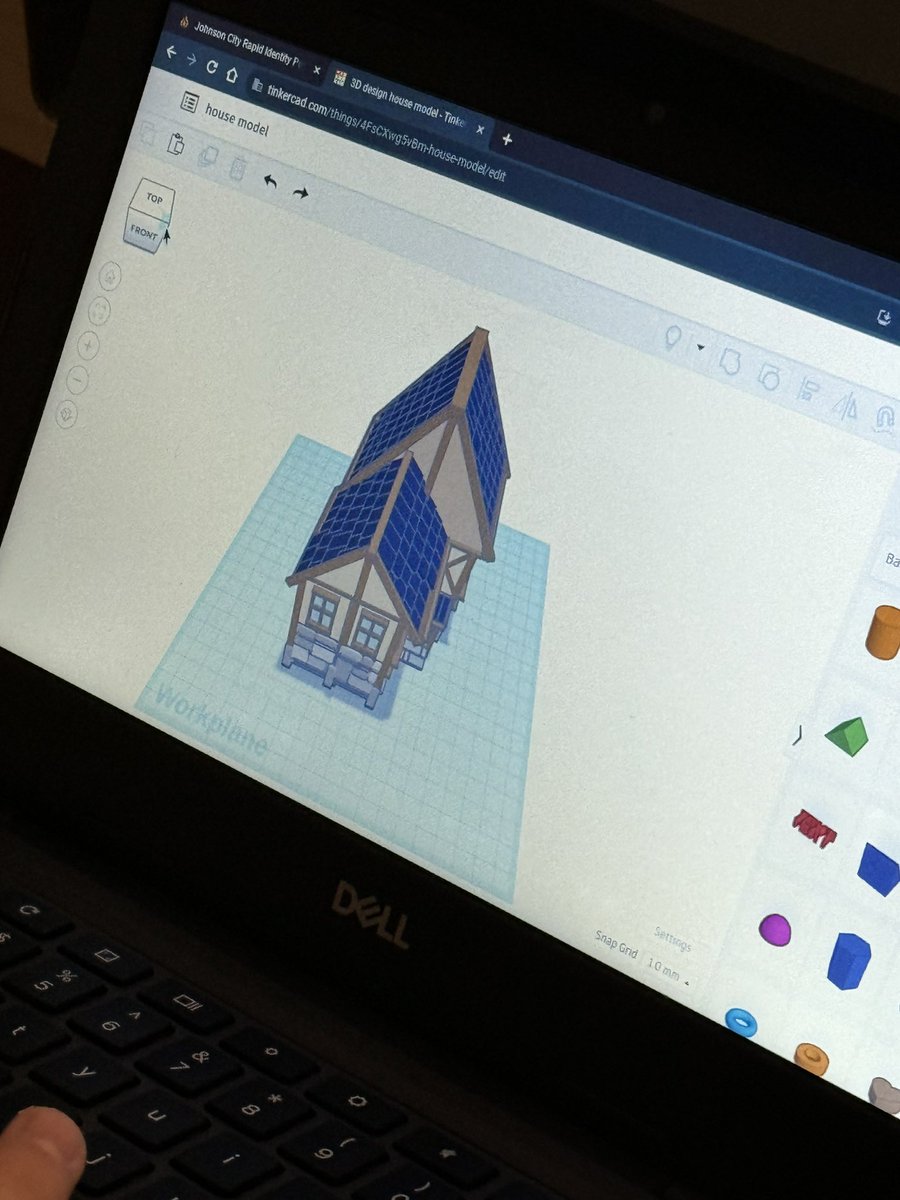 We are having so much FUN using Tinkercad to design our tiny houses based on a character in a novel! Students made a list of character traits to design the perfect house. A card stock model is next! Eeek I can’t wait to see these models! #JCSTechLeads <a href="/IndianTrail_JCS/">IndianTrail_JCS</a>