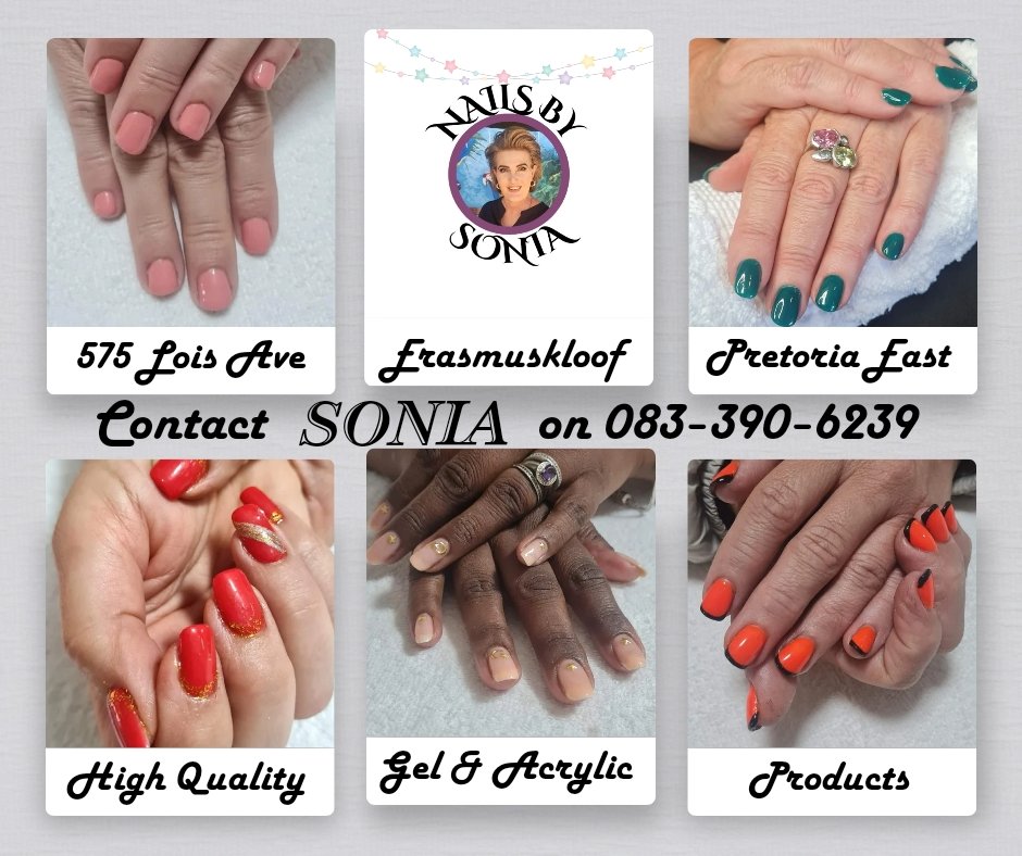 NAILS BY  SONIA  083-390-6239💅
At Colour Cut Lounge 

#NailsBySonia #ColourCutLounge
#nails #gel #acrylic 
#hair #youth #health #wellness #LocalBusiness #Pretoria #menlyn #HandMassage #men #women #MatricFarewell #engagement #weddings #SpecialOccasions #birthday #celebrations