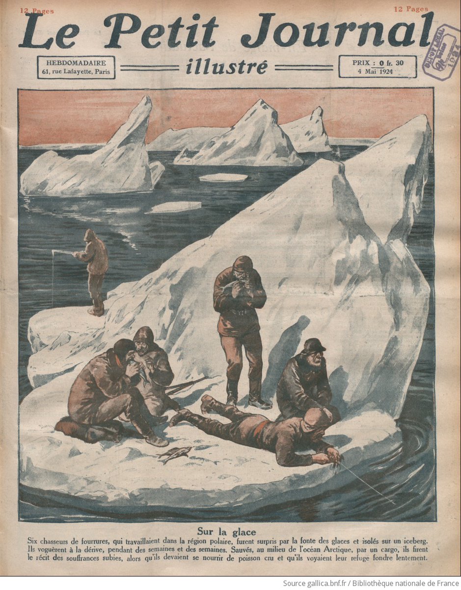 100 YEARS AGO... Le Petit Journal illustré gallica.bnf.fr/ark:/12148/bpt… @GallicaBnF Sur la glace