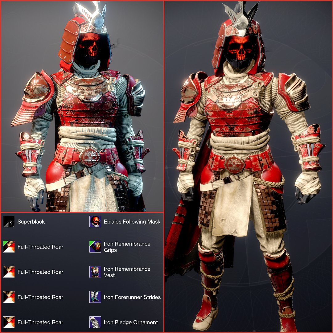 Undead Samurai
Credit to Revadike from my Discord for making this Hunter Fashion!
Follow for more Destiny Fashion!
#Destiny2 #Destiny2fashion #destinyfashion #destinythegame