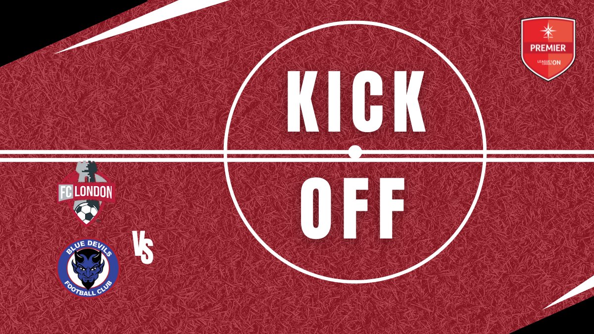 Kickoff here at Tricar Field in London,Ontario. @TheBlueDevilsFC 's visit the home of one of their storied rivals, @FCLondon . FC London already have a win in their book, and are looking to follow up! Follow along on the League1 Canada app! #L1ONLive
